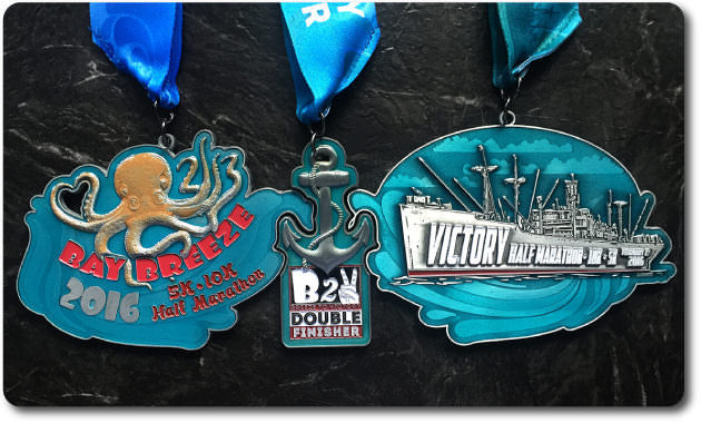 2016 Bay to Victory Mega Medal 2016 Bay to Victory Mega Medal