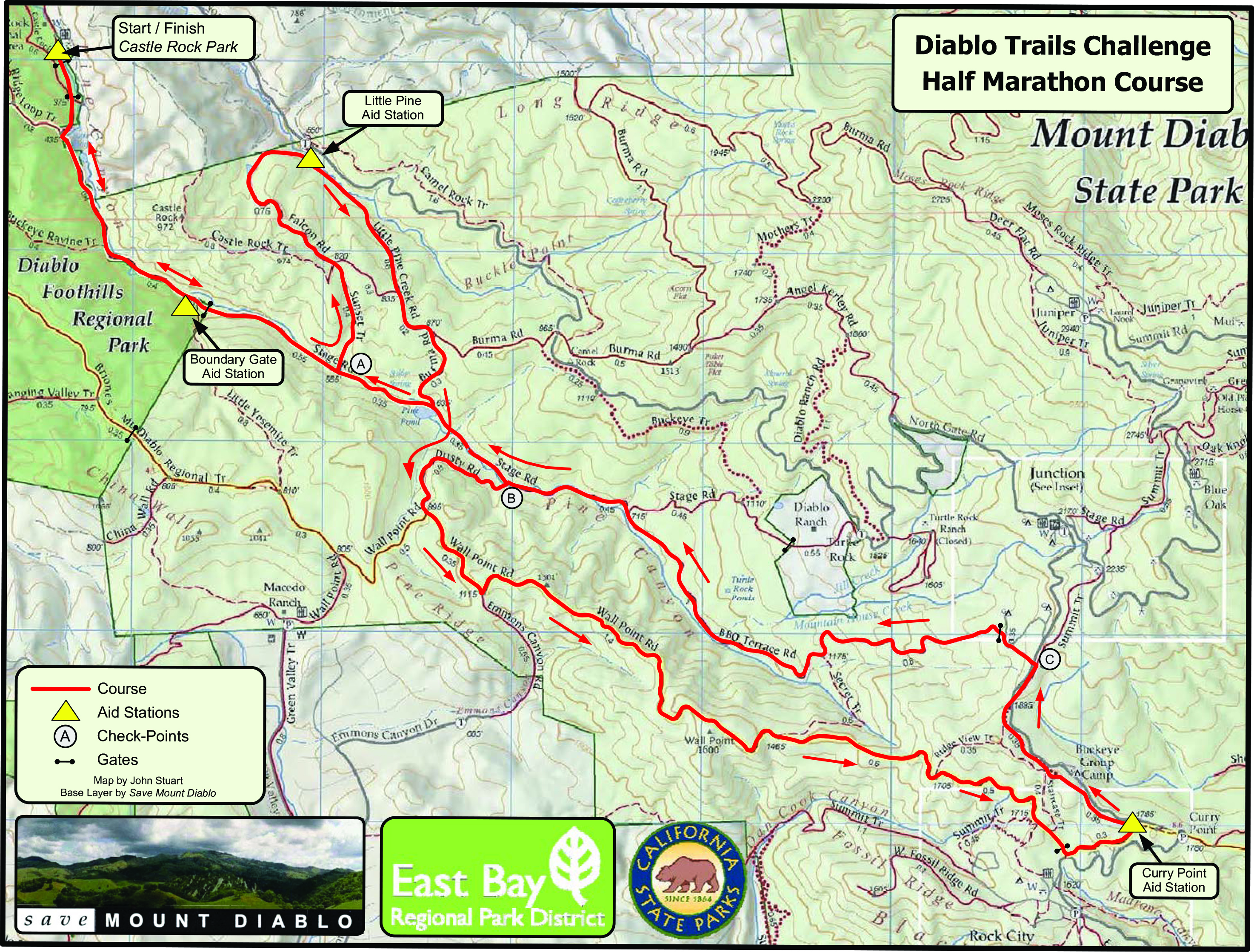 DTChalfcourse map