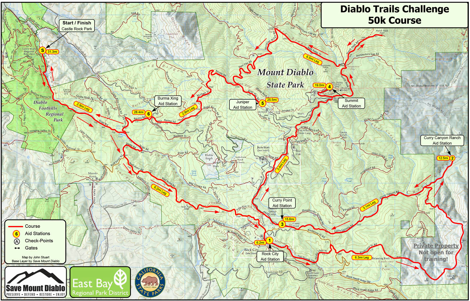 mt diablo state park map Race Info Diablo Trails Challenge Brazen Racing mt diablo state park map